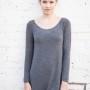 Grey mini dress with differenet heights in th end1