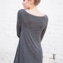 Grey mini dress with differenet heights in th end5