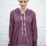 Halle hoodie purple long5