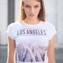 Los Angeles white short top3