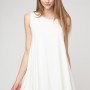 White mini dress no sleeves3