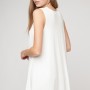 White mini dress no sleeves5